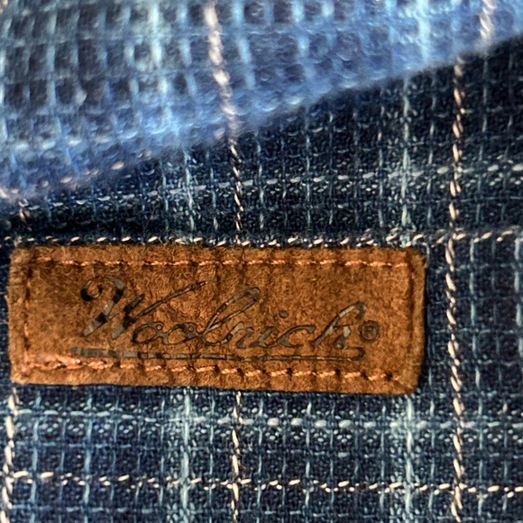 Woolrich Blue Plaid Button Down Shirt - Picture 4 of 4